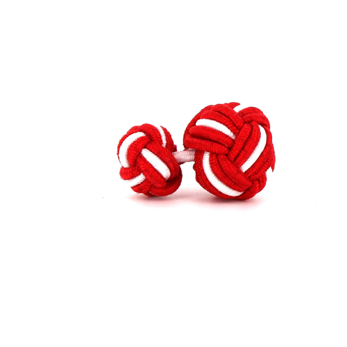 Gemelos Bola Grande Rojo y Blanco