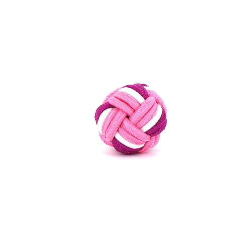 Gemelos Bola Grande Rosa, Fucsia y Blanco