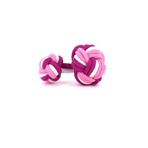 Gemelos Bola Grande Rosa, Fucsia y Blanco