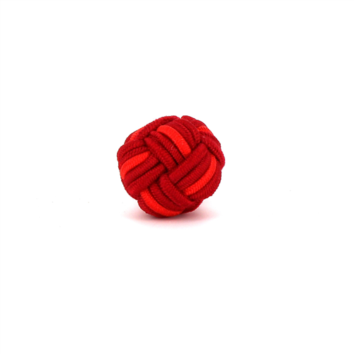 Gemelos Bola Grande Tonos Rojos