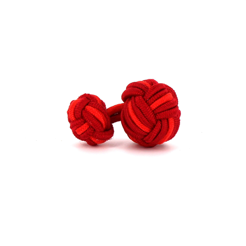 Gemelos Bola Grande Tonos Rojos