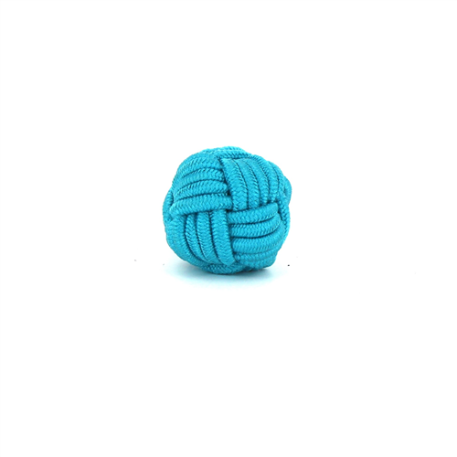 Gemelos Bola Grande Turquesa