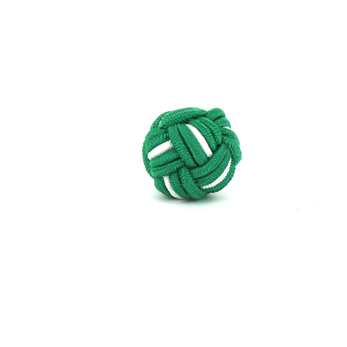 Gemelos Bola Grande Verde y Blanco