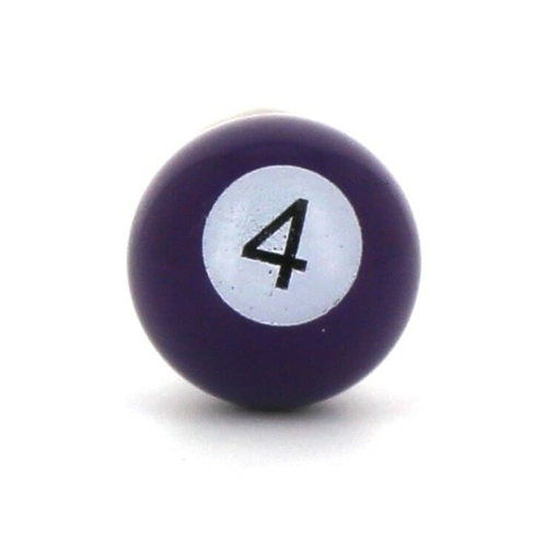 Gemelos Bolas Billar Morado 4
