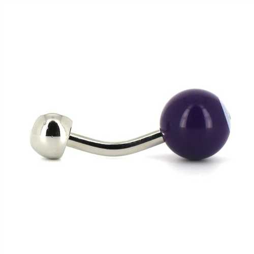 Gemelos Bolas Billar Morado 4