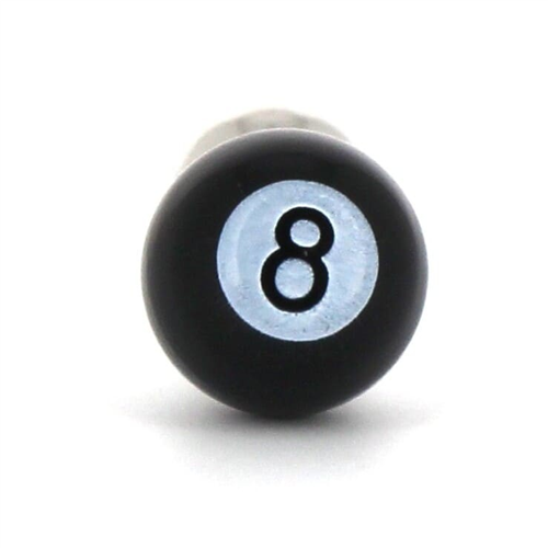 Gemelos Bolas Billar Negro 8