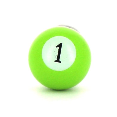 Gemelos Bolas Billar Verde 1