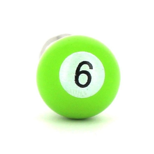 Gemelos Bolas Billar Verde 6