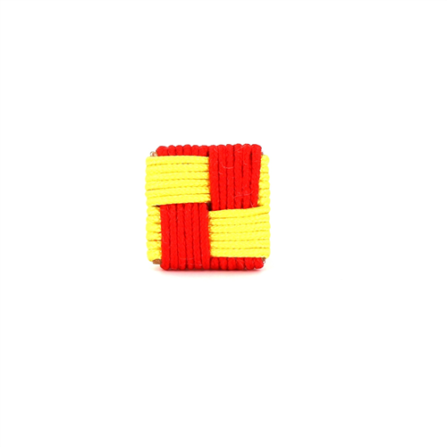 Gemelos Cuadrado Rojo y Amarillo