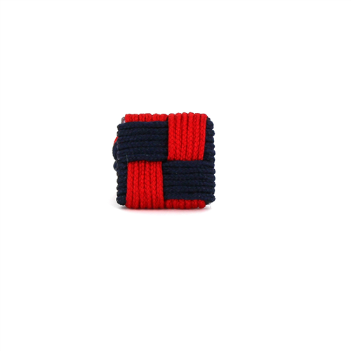 Gemelos Cuadrado Rojo y Negro Carbón