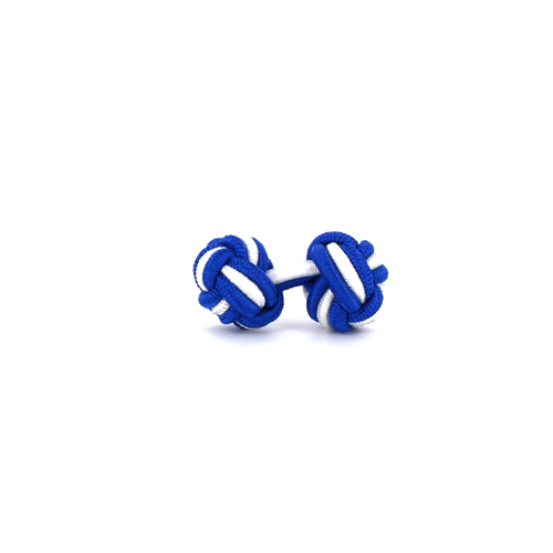 Gemelos Doble Bola Azul Marino y Blanco