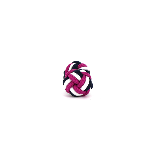 Gemelos Doble Bola Fucsia, Negro y Blanco