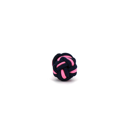 Gemelos Doble Bola Negro y Rosa