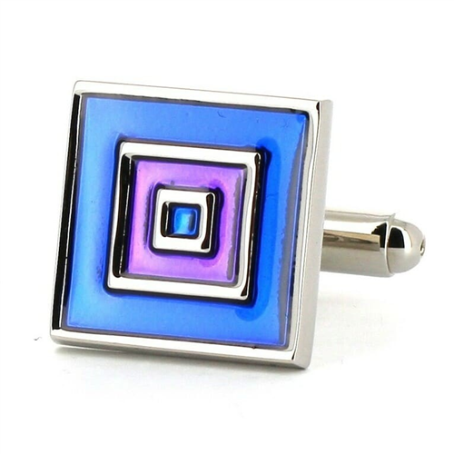 Gemelos Esmaltados Azules y Lilas