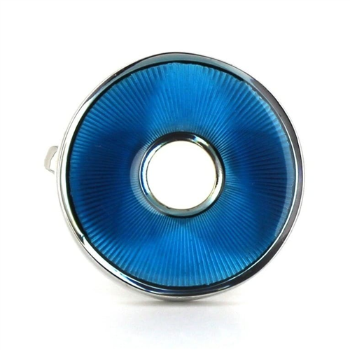 Gemelos Esmaltados Circulares Azules