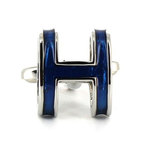 Gemelos Esmaltados H Azules