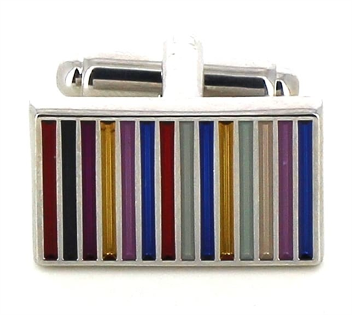 Gemelos Esmaltados Rectangulares Multicolor