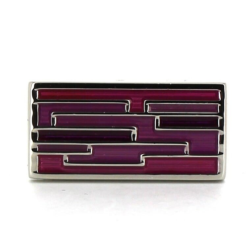 Gemelos Esmaltados Rectangulares Tricolor I