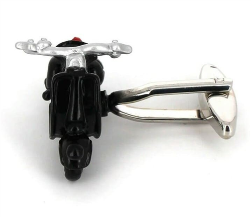 Gemelos Moto Scooter Vespa Negra