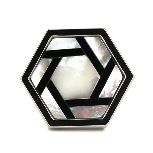 Gemelos Nácar Hexagonal