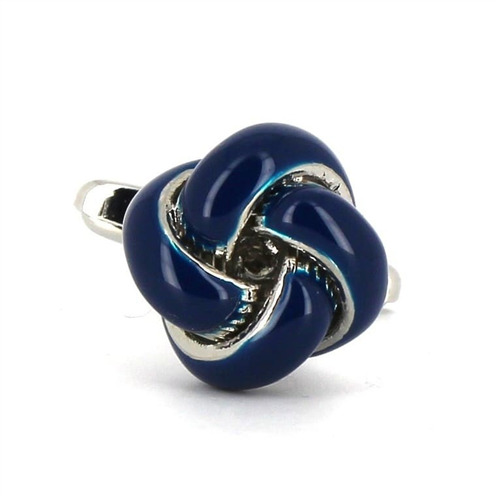 Gemelos Nudos Azul Marino I