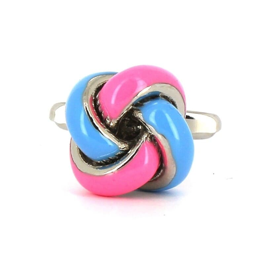 Gemelos Nudos Azul y Rosa