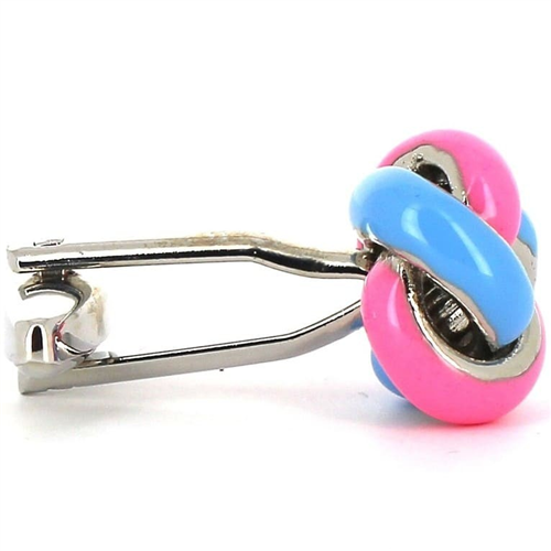 Gemelos Nudos Azul y Rosa