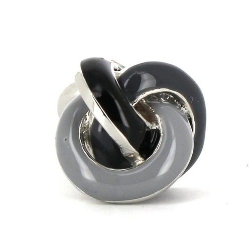 Gemelos Nudos Gris y Negro