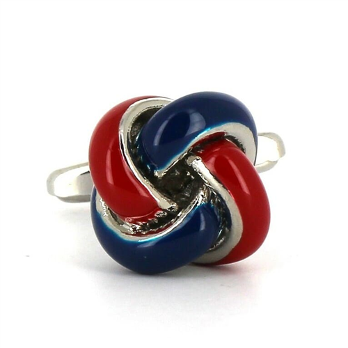 Gemelos Nudos Rojo y Azul Marino