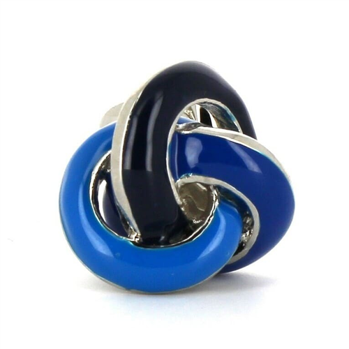 Gemelos Triple Nudo Azul