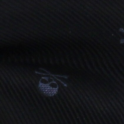 Pajarita Calaveras Negra