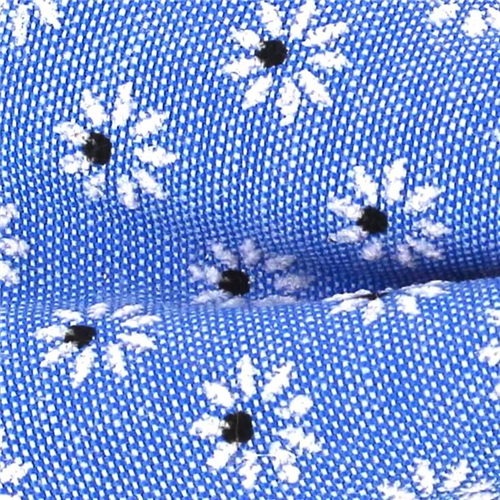 Pajarita Flores Azul