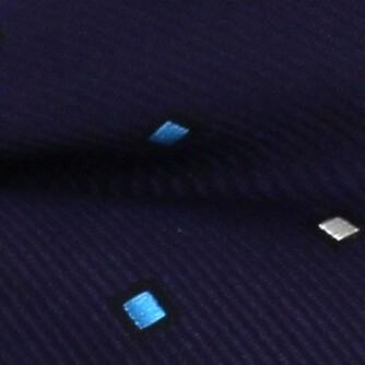 Pajarita Morada Lunares Cuadrados