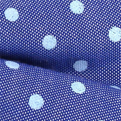 Pajarita Oxford Lunares Azul