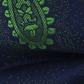 Pajarita Paisley Azul