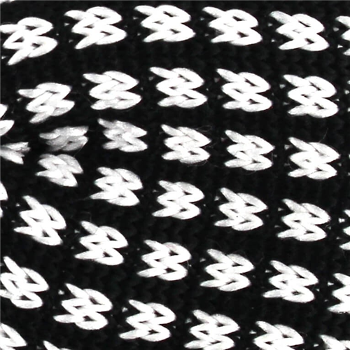 Pajarita Punto Cuadritos Negra y Blanca