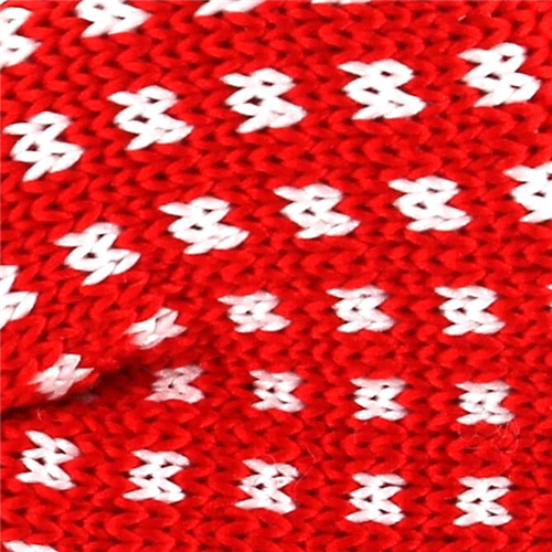 Pajarita Punto Cuadritos Roja y Blanca