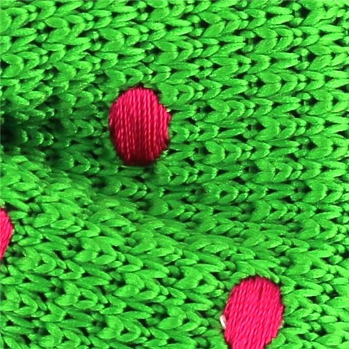 Pajarita Punto Verde Lunares Magenta