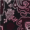 Corbata Estrecha Paisley Roja Burdeos