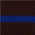 Corbata Punto Rayas Marrón y Azul