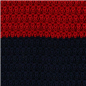 Corbata Punto Rayas Roja y Azul Oscuro