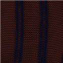 Corbata Punto Rayas Verticales Marrón y Azul
