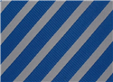 Corbata Rayas Azul y Blanca