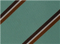 Corbata Rayas Verde Turquesa