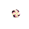 Gemelos Bola Grande Negro, Nácar y Rosa