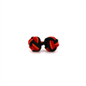 Gemelos Doble Bola Negro, Naranja y Rojo