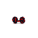 Gemelos Doble Bola Negro y Rojo