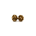 Gemelos Doble Bola Ocre y Beige