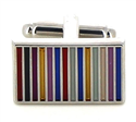 Gemelos Esmaltados Rectangulares Multicolor