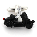 Gemelos Moto Scooter Vespa Negra